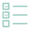 icon: checklist (light green)